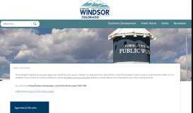
							         Windsor Police and Weld RE-4 School District ... - Town of Windsor								  
							    