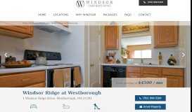 
							         Windsor Ridge at Westborough | Windsor Corporate Suites								  
							    