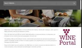 
							         WINE Portal - Wine Industry Suppliers Australia								  
							    