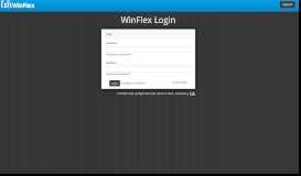 
							         WinFlex Web - Login								  
							    