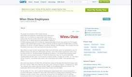 
							         Winn Dixie Employees - Geni								  
							    