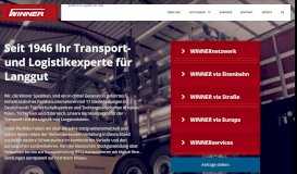 
							         Winner Spedition und Logistik – Transport von Gütern aller Art								  
							    