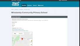 
							         Winstanley Community Primary School - School Information Portal ...								  
							    