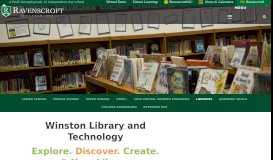 
							         Winston Library and Technology - Ravenscroft School								  
							    