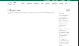 
							         Winter Athletic Comments Available in Student ... - Concord Academy								  
							    