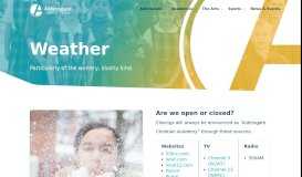 
							         Winter weather info - Aldersgate Christian Academy								  
							    
