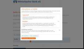 
							         Winterbacher Bank eG NetBauFi Quick-Check								  
							    