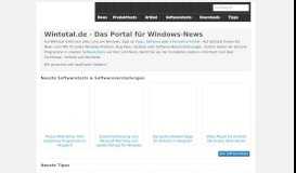 
							         WinTotal.de - Das Windows-Portal								  
							    