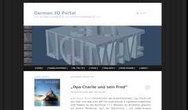 
							         WiP | German 3D Portal								  
							    
