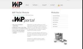 
							         WIP Portal Module: WIP Software								  
							    