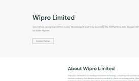 
							         Wipro Limited | Servicenow Partner								  
							    