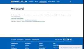 
							         Wirecard | Arbeitgeber - Karriere - Profil - connecticum								  
							    