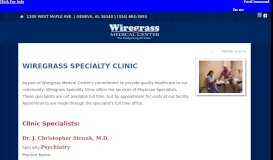 
							         Wiregrass Specialty Clinic - Wiregrass Medical Center								  
							    