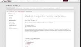 
							         Wireless Internet Connection Instructions - Student Affairs IT ...								  
							    