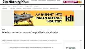 
							         Wireless network connect Campbell schools, district - The Mercury News								  
							    
