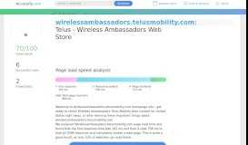 
							         wirelessambassadors.telusmobility.com — Telus - Wireless ...								  
							    