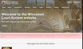 
							         Wisconsin Court System								  
							    