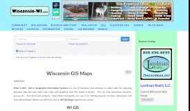 
							         Wisconsin GIS Maps by County - Wisconsin, WI								  
							    