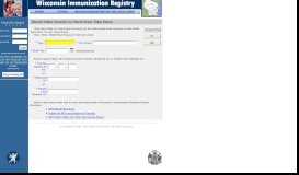 
							         Wisconsin Immunization Registry .. [Immunization Record Search]								  
							    