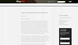 
							         Wise F&I Integrates with MenuSys | Wise F&I								  
							    