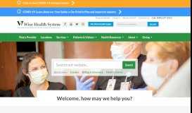 
							         Wise Health System | Expert Doctors | Hospitals and Medical Clinics in ...								  
							    