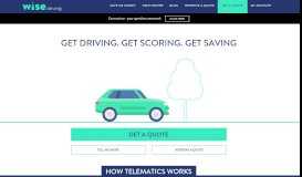 
							         WiseDriving: Black Box Car Insurance Quotes | Telematics Insurance								  
							    