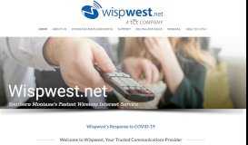 
							         Wispwest.net – Southwest Montana's Fastest Internet								  
							    