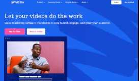
							         Wistia: Video Hosting for Business								  
							    