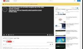 
							         wiTECH 2.0 Dealer Login Page - YouTube								  
							    