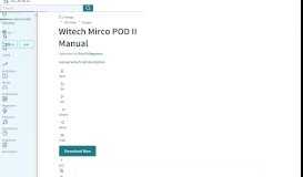
							         Witech Mirco POD II Manual | Chrysler | Computer Hardware - Scribd								  
							    