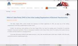 
							         With Its E-Sales Portal, DMO is One of the Leading Organizations of ...								  
							    