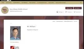 
							         Witham, Mike (Science) / Welcome - New Albany-Plain Local Schools								  
							    