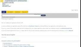 
							         Withdrawing Your Application - Undergraduate Admissions								  
							    