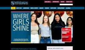 
							         Withington Girls' School: Home								  
							    
