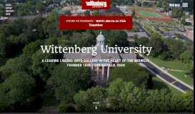 
							         Wittenberg University: A Top-Ranked Liberal Arts College in Ohio								  
							    