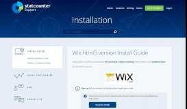 
							         Wix html5 version - Free Hit Counter, Visitor Tracker and Web ...								  
							    