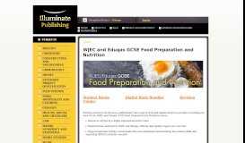 
							         WJEC and Eduqas GCSE Food Preparation and Nutrition ...								  
							    