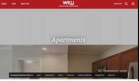 
							         WKU Apartment Rates | WKU Housing & Residence Life | Western ...								  
							    