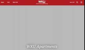 
							         WKU Apartments | Western Kentucky University								  
							    