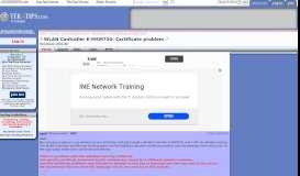 
							         WLAN Controller E-MSM720: Certificate problem - HP Networking ...								  
							    
