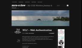 
							         WLC – Web Authentication | mrn-cciew								  
							    