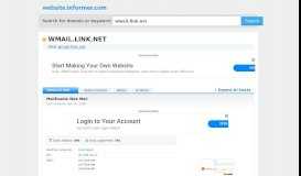 
							         wmail.link.net at WI. MailEnable Web Mail - Website Informer								  
							    