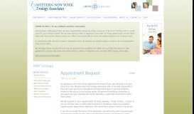 
							         WNYUA Online Services | Appointment Request - WNY Urology								  
							    