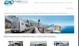 
							         Wohnmobil mieten in Bamberg – Reisemobil-Portal.de: Campingbus ...								  
							    