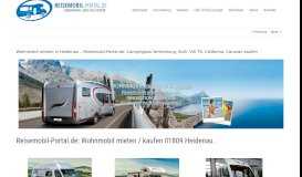 
							         Wohnmobil mieten in Heidenau – Reisemobil-Portal.de: Campingbus ...								  
							    