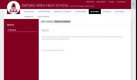 
							         WOHS / Overview - Oxford Area School District								  
							    