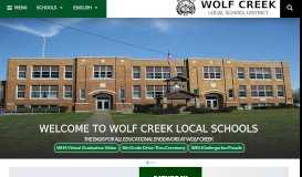 
							         WOLF CREEK LOCAL SCHOOLS								  
							    