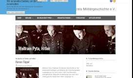 
							         Wolfram Pyta, Hitler | Portal Militärgeschichte								  
							    