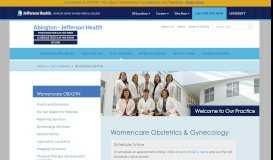 
							         Womencare OB/GYN - Abington - Jefferson Health								  
							    