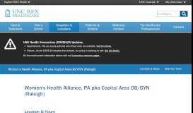
							         Women's Health Alliance, PA pka Capital Area OB/GYN (Raleigh)								  
							    